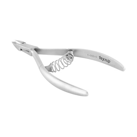 TexNip Кусачки для кутикулы. Лезвие 5мм. Спиральная пружина. Ручная заточка