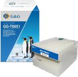 Совместимый струйный картридж G&G GG-C13T865140 (T8651) для Epson WorkForce Pro WF-M5690DWF, M5190DW, 176 мл, черный