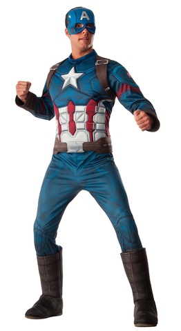Капитан Америка костюм с мускулами — Captain America Costume
