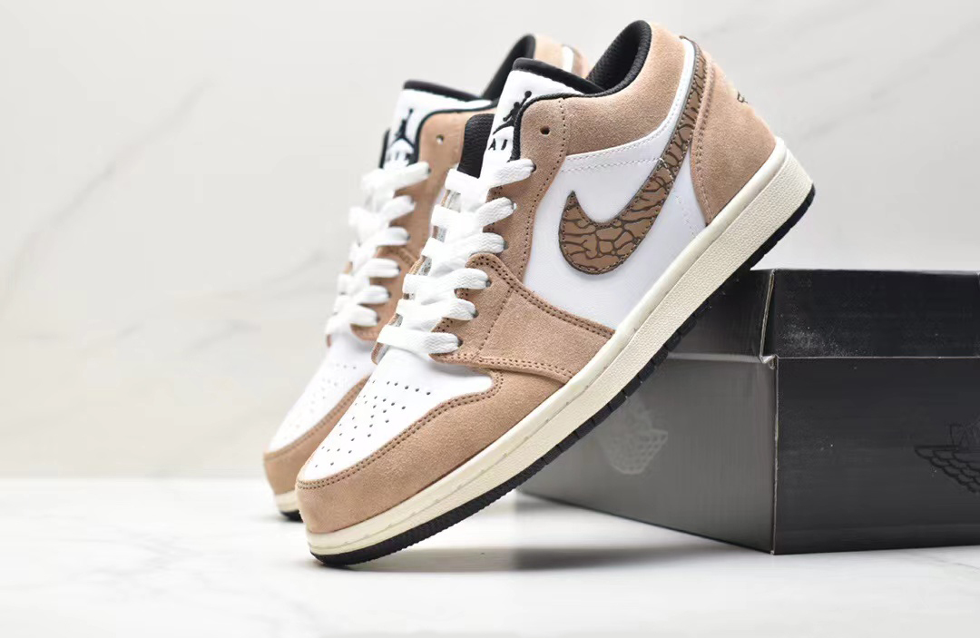 Brown and white jordan 1 hotsell