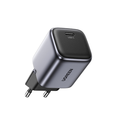 Зарядное устройство UGREEN CD318 (90664) Nexode Mini 20W USB-C PD GaN Fast Charger RUS, серый