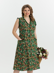 4532 Сарафан на пуговицах