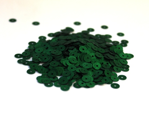 Пайетки плоские 3 мм. Smeraldo (746W)