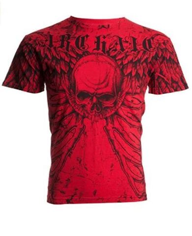 Archaic | Футболка мужская COLLISION Red AM1605 от Affliction перед
