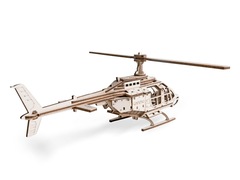 Вертолет Эдисон от Lemmo - Деревянный конструктор, 3D пазл, сборная модель