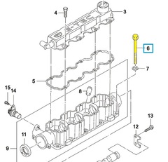 БОЛТ ГБЦ NEXIA SOHC, LANOS, CHANCE GM