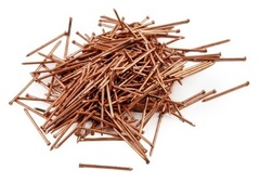 Гвозди омедненные финишные 1,2/1,4х30