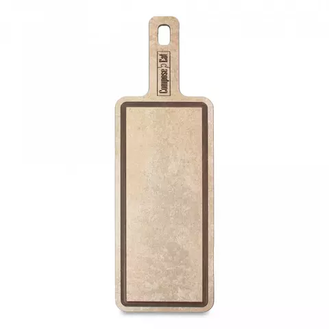 Доска для сервировки 12х36см ComposeEat ProFashion порфир кремовый