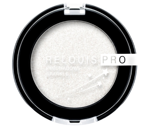 RELOUIS Тени "Pro Eyeshadow Sparkle" тон 01 Snow