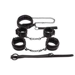 БДСМ-набор из 4 предметов Deluxe Bondage Kit - 