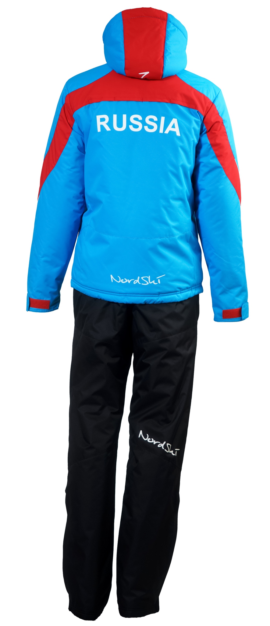 Утеплённый прогулочный лыжный костюм Nordski blue-black мужской NSV105770 - SkiRunner.ru