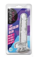 Прозрачный фаллоимитатор 7 Inch Crystalline Dildo - 17,7 см. - 