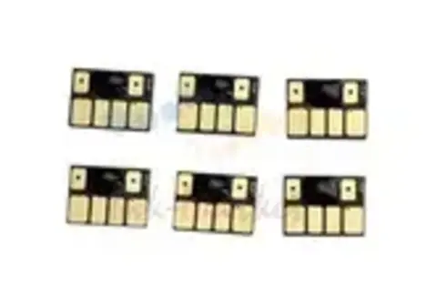 Чипы для картриджей (ПЗК/ДЗК) HP 72 для DesignJet T790, T795, T610, T2300, T770, T1300, T1200, T1120, T620, T1100 (авто обнуляемые), независимые, 6 шт.