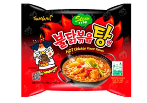 Лапша острая со вкусом курицы и рагу, 145г