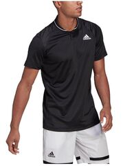 Поло теннисное Adidas Club Rib Polo - black/white