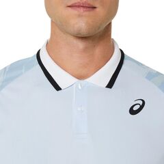Поло теннисное Asics Court Polo Shirt - soft sky/midnight