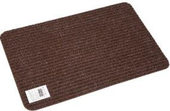 Коврик влаговпитывающий Классик без канта коричневый