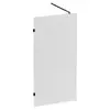 Am.Pm W94WI-100-F1-BTE Душевая перегородка X-Joy 100x195, стекло прозр. 6 мм + покрытие, фурнитура черный