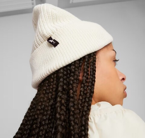 Шапка Puma Metal Cat Beanie Warm White