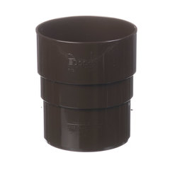 Муфта соединительная для трубы ПВХ Docke Standart Шоколад Premium