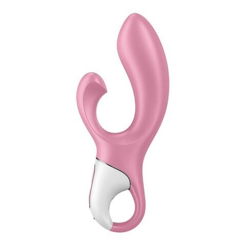 Розовый вибратор-кролик с расширением Air Pump Bunny 2 - 20,4 см. - Satisfyer 4038575