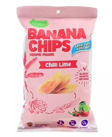 Банановые чипсы Everything Banana Chilli Lime