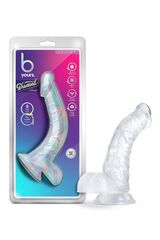 Прозрачный фаллоимитатор Luster - 21,5 см. - 