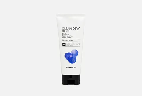Tony Moly Пенка для умывания с экстрактом черники Clean Dew BlueBerry Cleanser