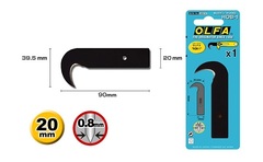 OLFA 39.5 мм, лезвие-крюк для ножа OLFA-HOK-1 (OL-HOB-1)