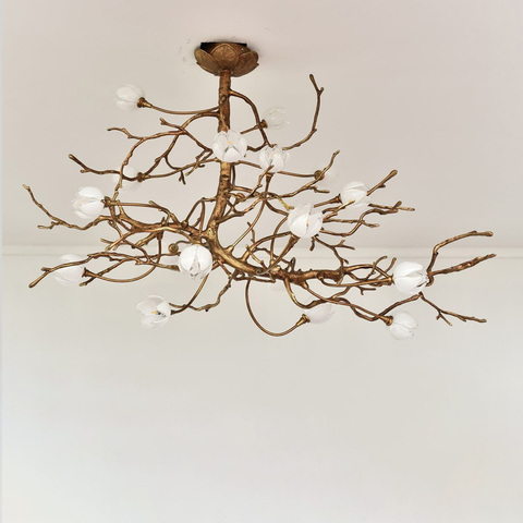 Люстра Lotus Branch Copper