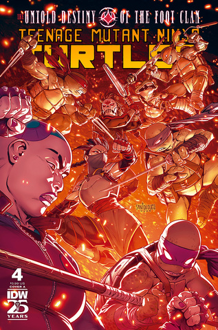 Teenage Mutant Ninja Turtles Untold Destiny Of The Foot Clan #4 (Cover A)