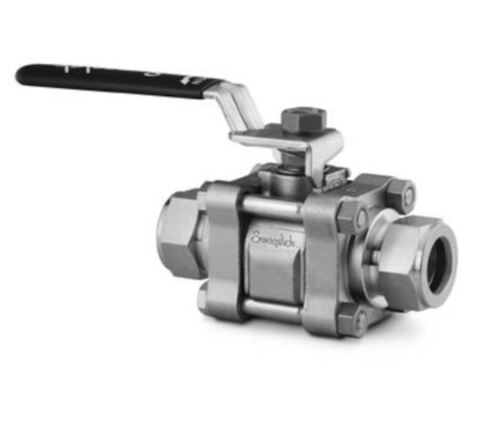 Swagelok SS-67TSW24T - трехсекционный шаровый кран