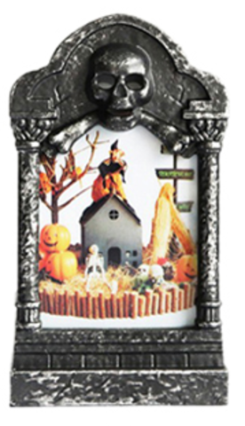 Хэллоуин декорация Надгробие и Крест с подсветкой