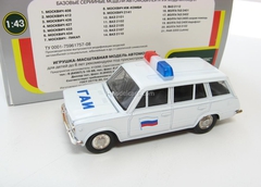 VAZ-2102 Lada GAI Russia Police white Agat Mossar Tantal 1:43