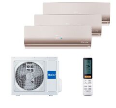 Мульти сплит-система Haier на 3 комнаты (30+30+30 кв.м.) FLEXIS Gold