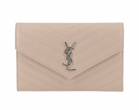 Клатч Saint Laurent Monogram Mini светло-розовый