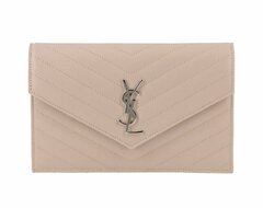 Клатч Saint Laurent Monogram Mini светло-розовый