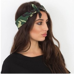 Бандана зеленый камуфляж