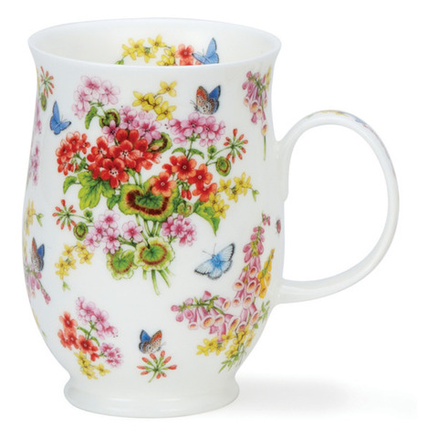 Кружка 310мл Dunoon Цветочный Сад Красные цветы Саффолк