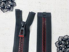 Молния трактор Т5, L 80 см, чёрный с красным