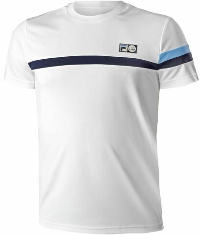 Детская теннисная футболка Fila T-Shirt Roman Boys - white