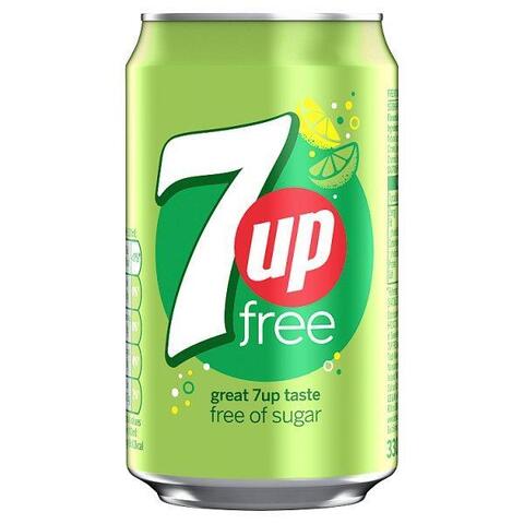 Газированный напиток 7UP Free без сахара 330 мл