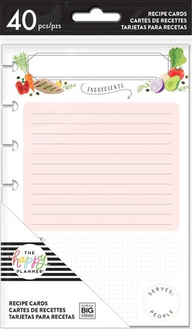 Внутренний блок для записи кулинарных рецептов -Recipe Cards-40л