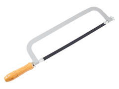 42-1-001 Ножовка по металлу 300 мм, полотно 24TPI, HCS, деревянная рукоятка (РемоКолор)