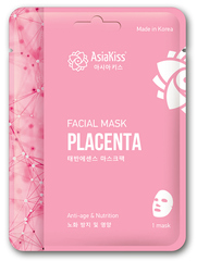 Tканевая маска с экстрактом плаценты ASIAKISS Placental Facial