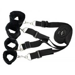 Бондаж для фиксации на кровати Frisky Bedroom Restraint Kit, черный