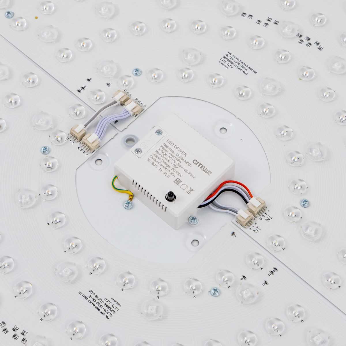 Потолочный светодиодный светильник с пультом ДУ Citilux Купер RGB Черный CL724105G1