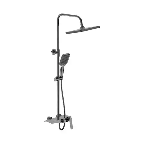 Душевая система тропический душ BELZ B24572-3 латунь, графит