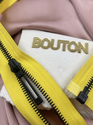 Молнии riri звено BI, слайдер STAB, неразъёмная карманная, 6 мм, цвет 2304, желтый