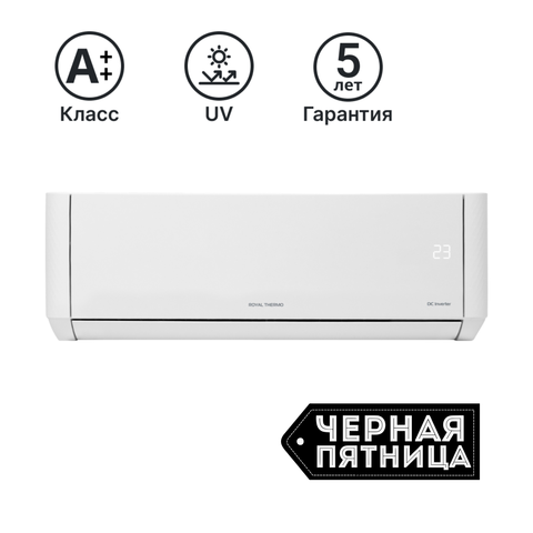Купить Сплит-система инверторная Royal Thermo Barocco White-09 недорого со склада в Хабаровске, Якутске, Владивостоке, Южно-Сахалинске, Благовещенске